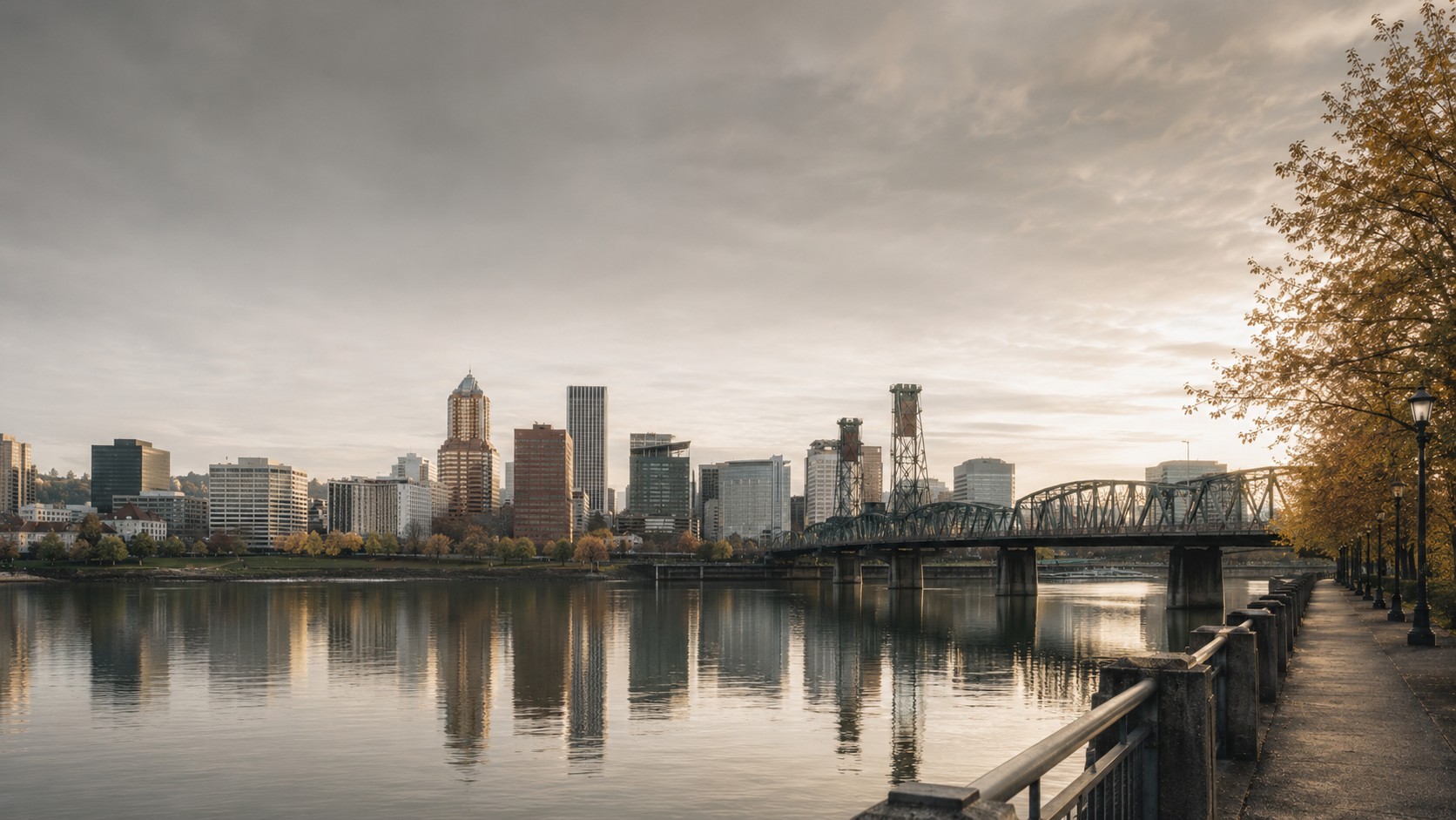 Portland skyline and Willamette River representing Oregon False Claims Act and whistleblower matters